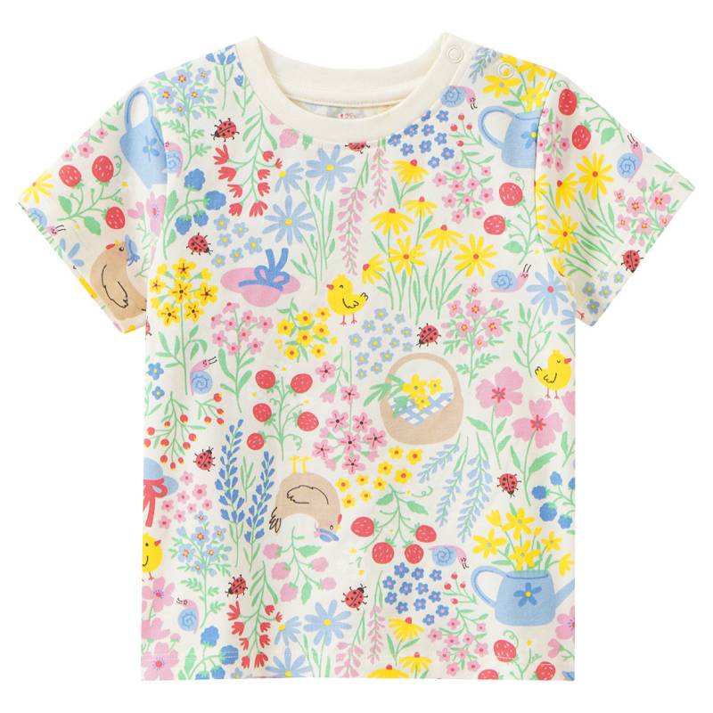 Baby T-Shirt mit Allover-Print von Topomini
