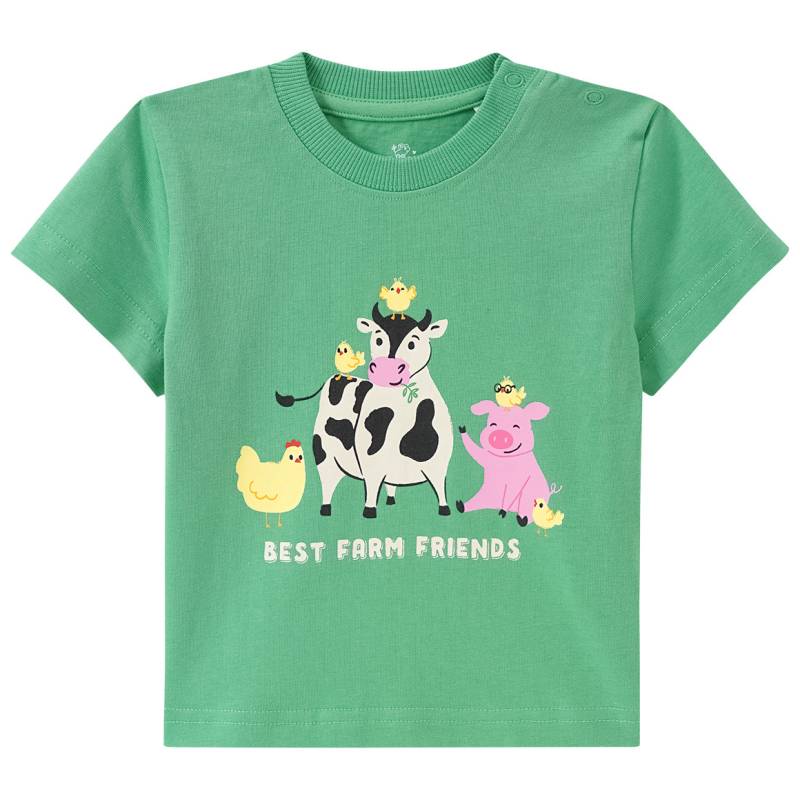 Baby T-Shirt mit Bauernhof-Print von Topomini