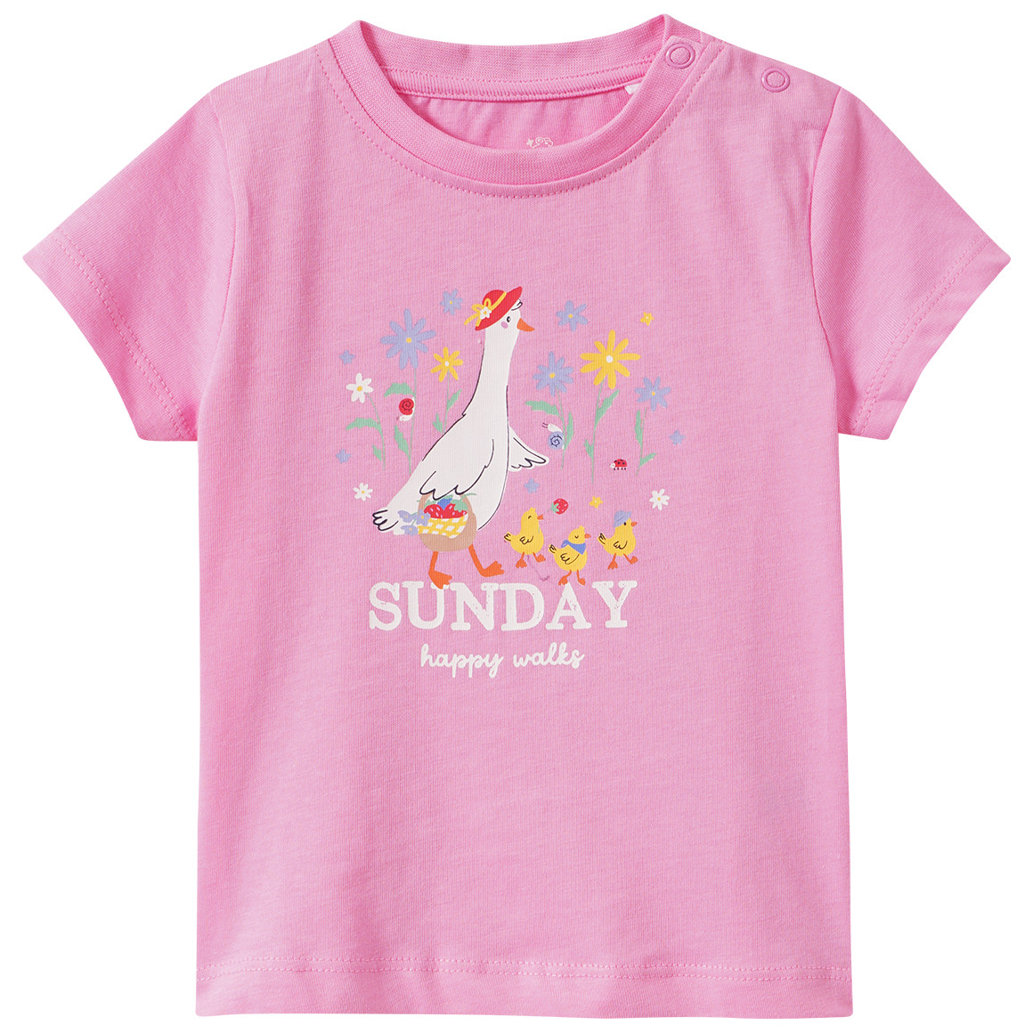 Baby T-Shirt mit Bauernhof-Print von Topomini