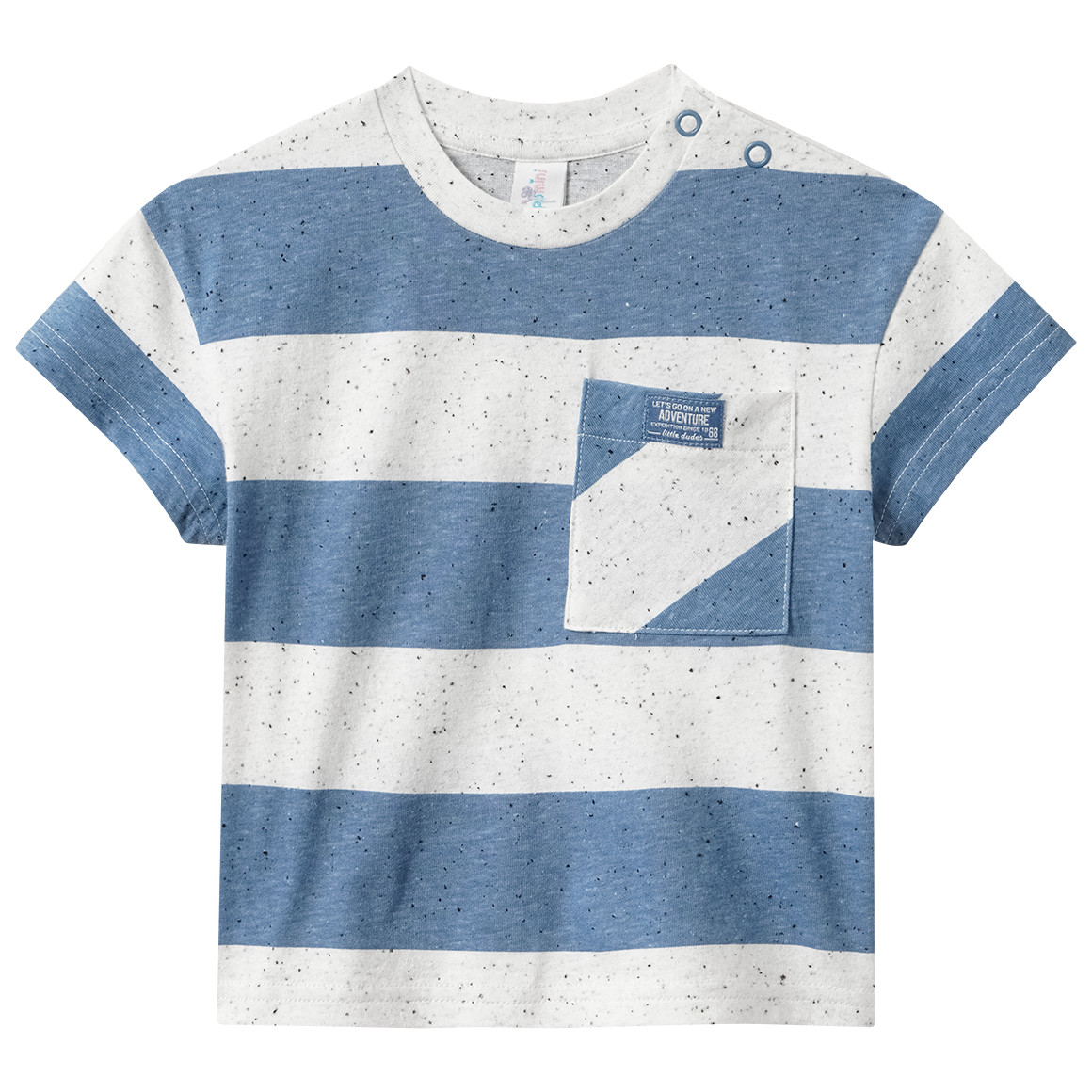 Baby T-Shirt mit Blockstreifen von Topomini