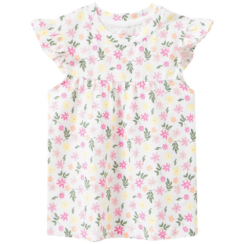 Baby T-Shirt mit Blümchen allover Baby T-Shirt mit Blümchen allover von Topomini