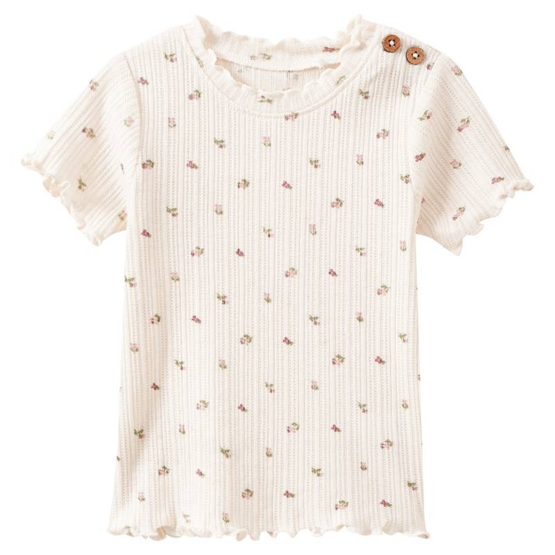 Baby T-Shirt mit Blümchen von Topomini