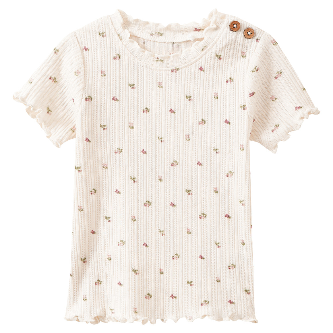 Baby T-Shirt mit Blümchen von Topomini