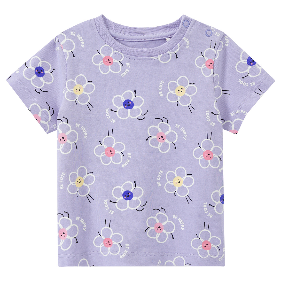 Baby T-Shirt mit Blumen-Allover von Topomini