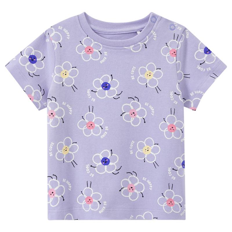 Baby T-Shirt mit Blumen-Allover von Topomini