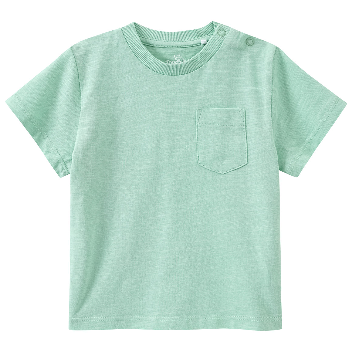 Baby T-Shirt mit Brusttasche von Topomini