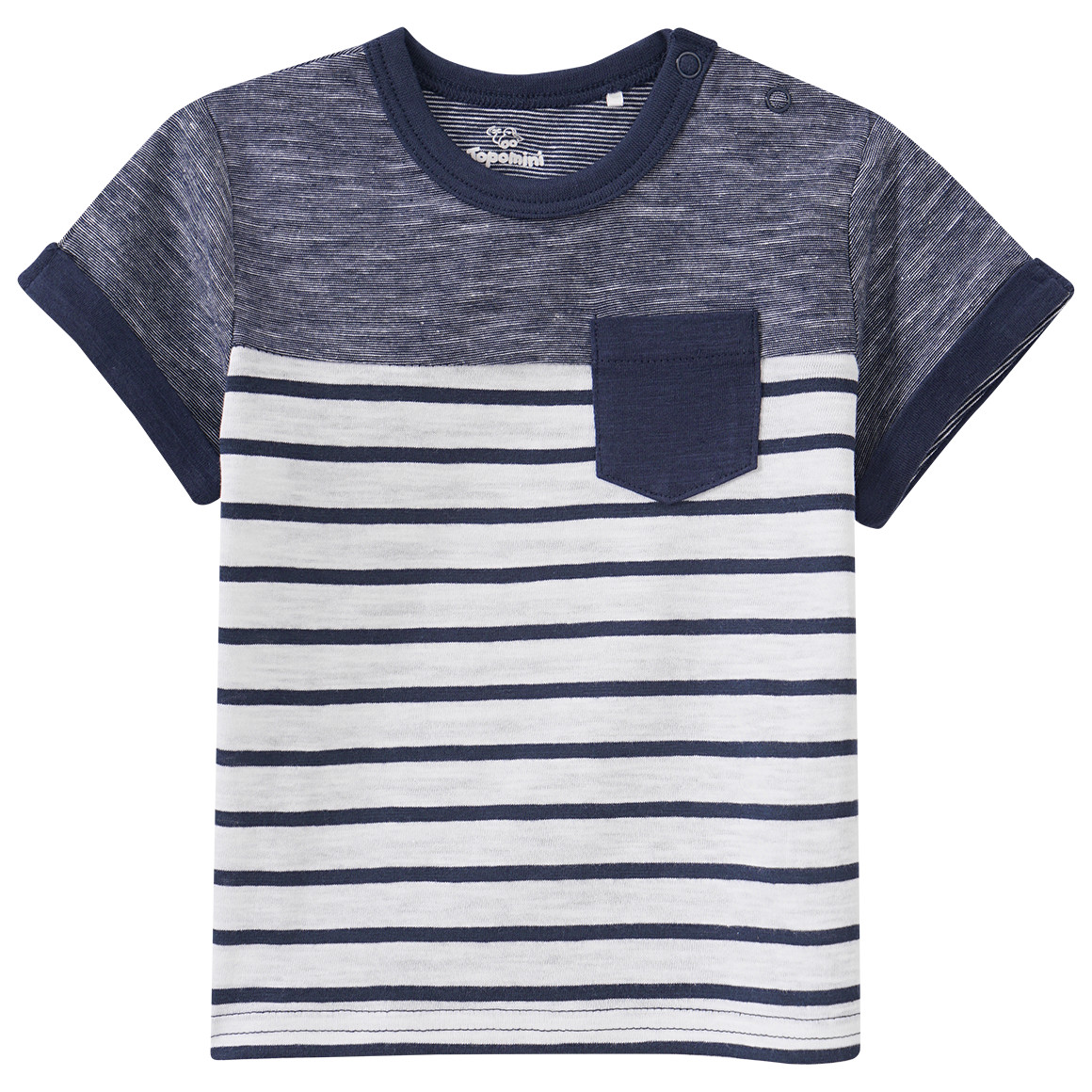 Baby T-Shirt mit Brusttasche von Topomini