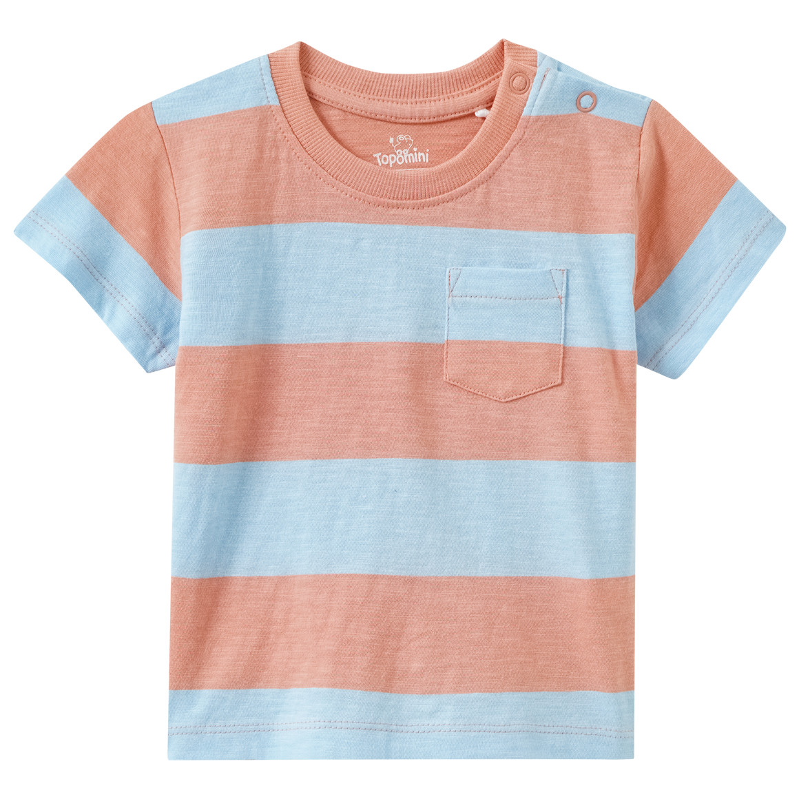 Baby T-Shirt mit Brusttasche von Topomini