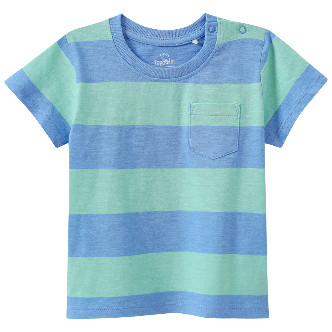 Baby T-Shirt mit Brusttasche von Topomini