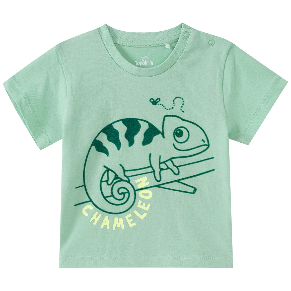 Baby T-Shirt mit Chamäleon-Motiv von Topomini