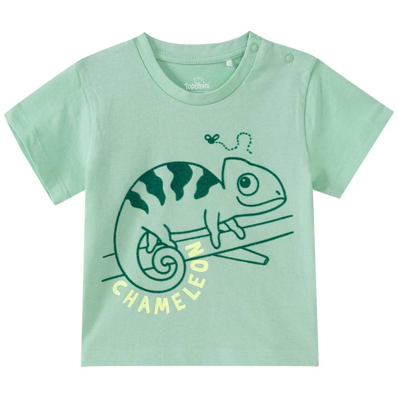 Baby T-Shirt mit Chamäleon-Motiv von Topomini