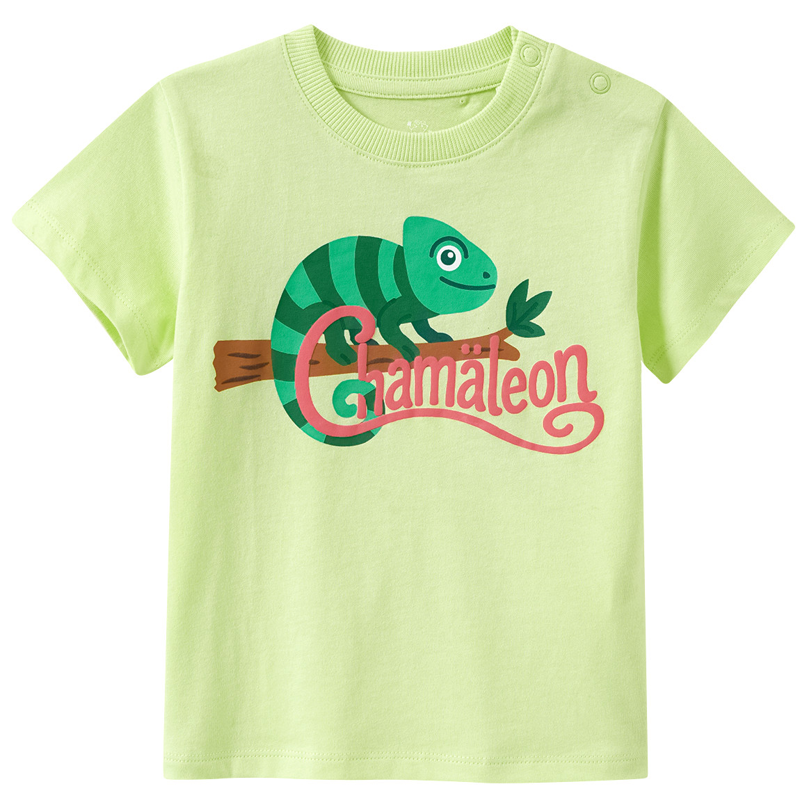 Baby T-Shirt mit Chamäleon-Motiv von Topomini