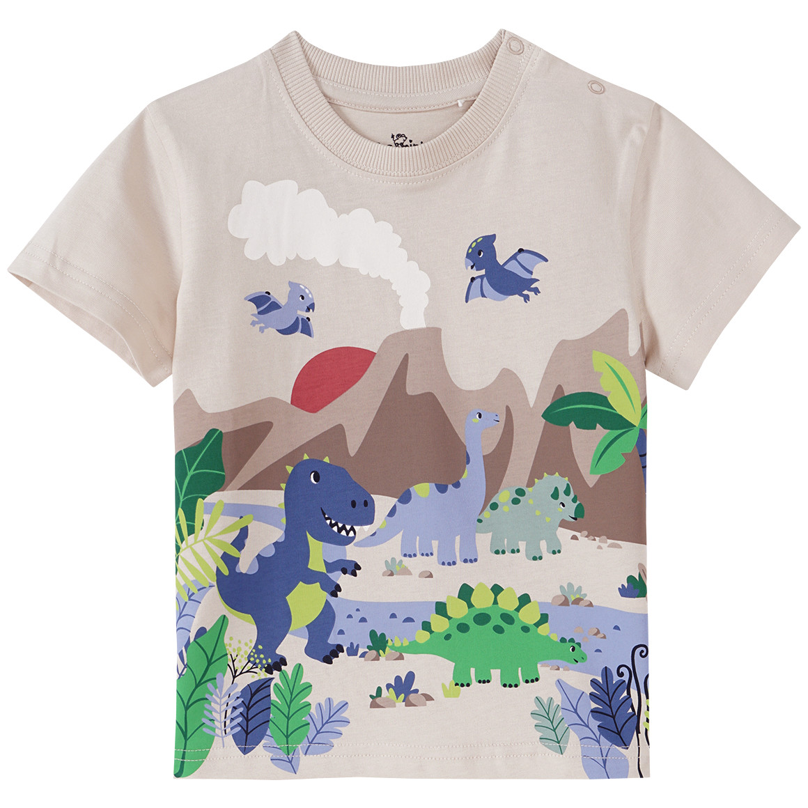 Baby T-Shirt mit Dino-Motiven von Topomini