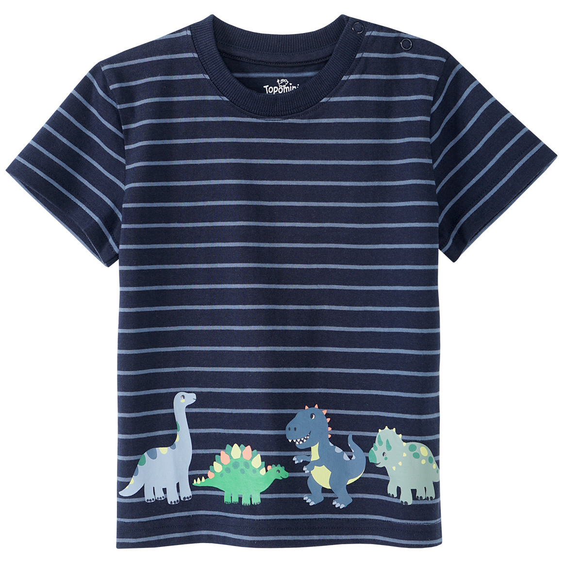 Baby T-Shirt mit Dino-Motiven von Topomini