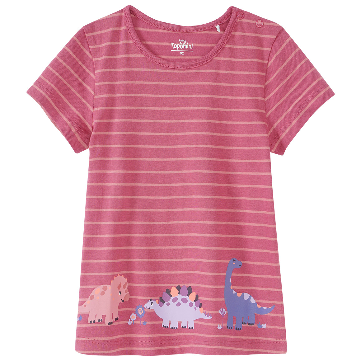 Baby T-Shirt mit Dino-Motiven von Topomini
