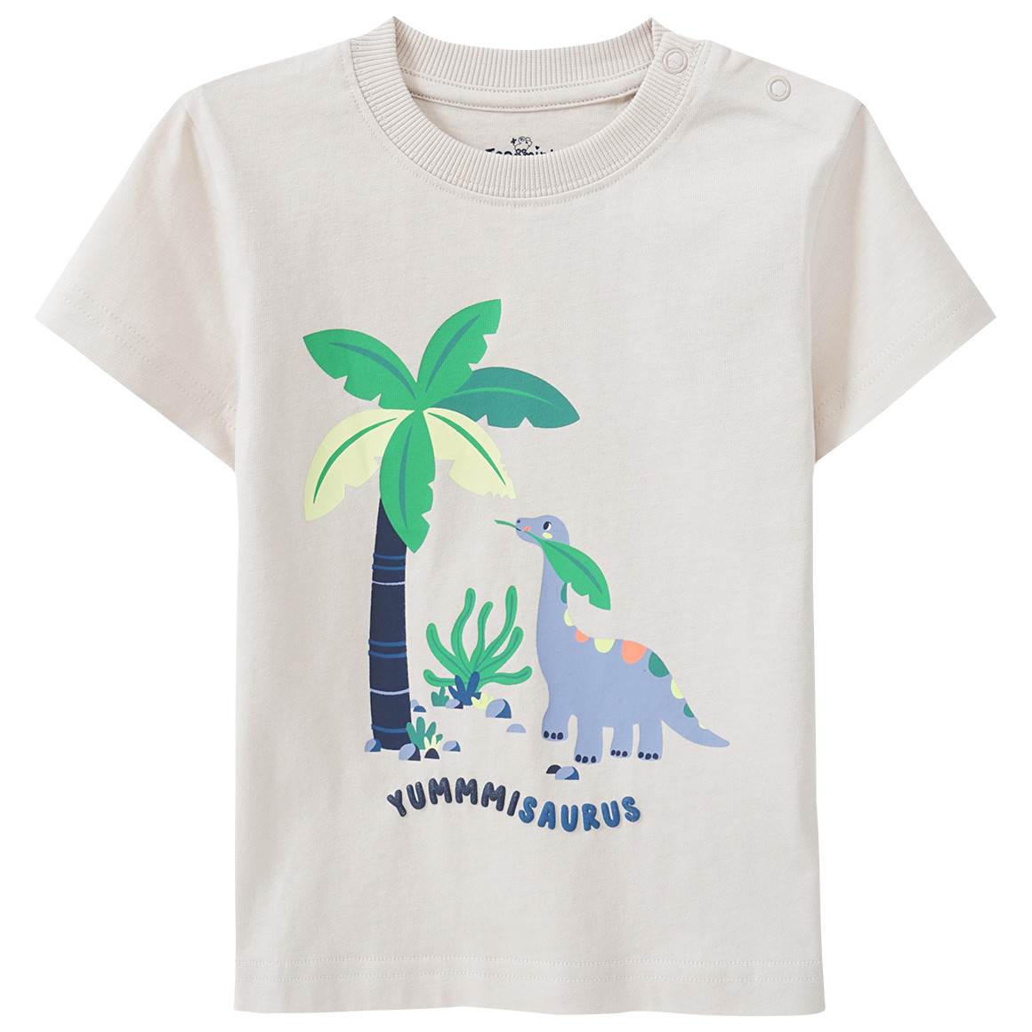 Baby T-Shirt mit Dino-Print von Topomini