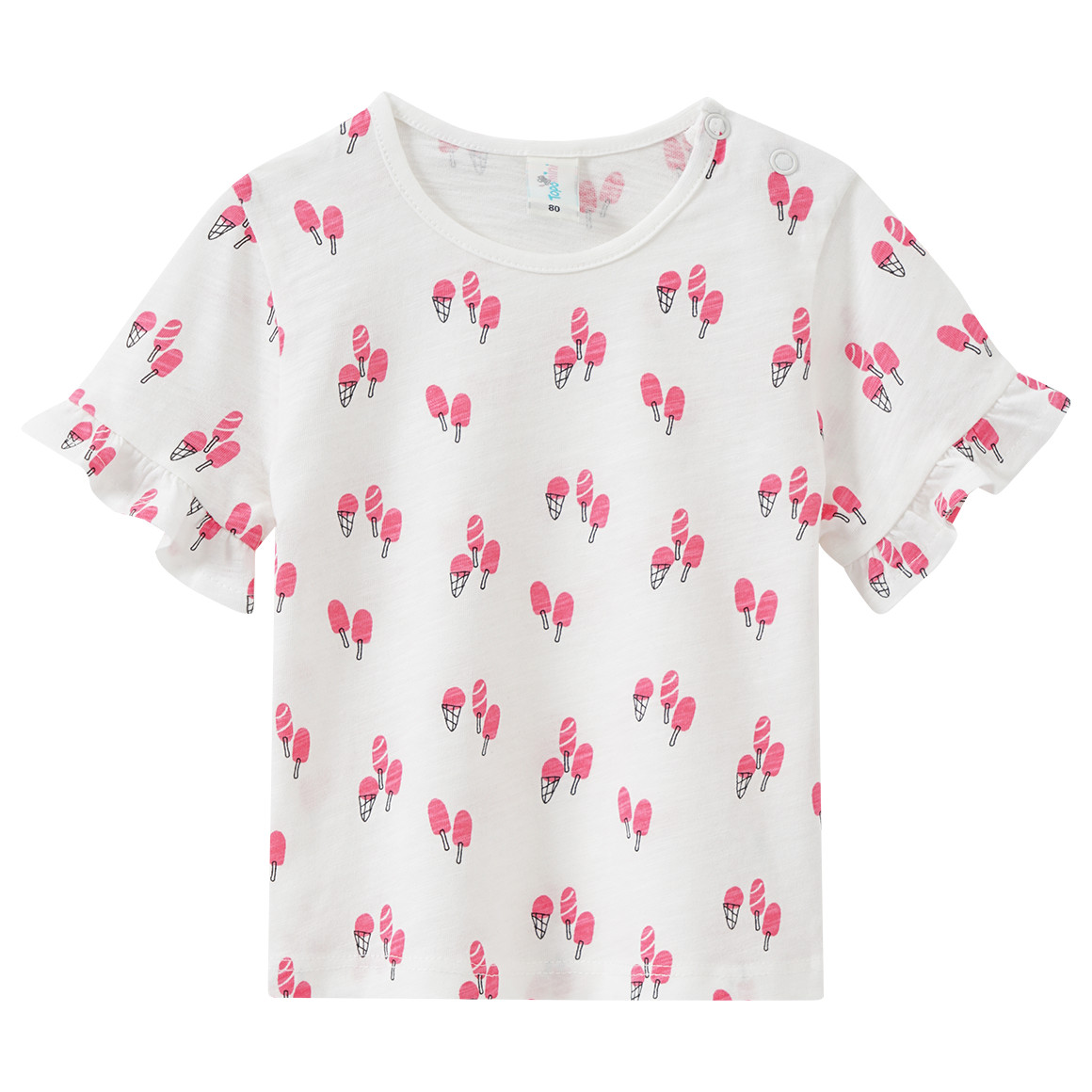 Baby T-Shirt mit Eis-Motiven von Topomini