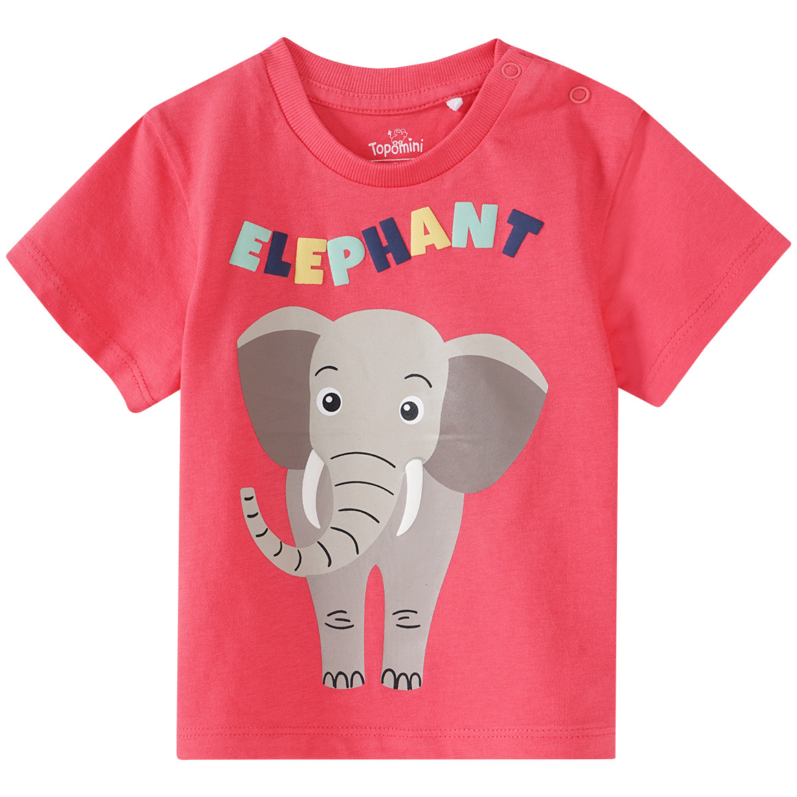 Baby T-Shirt mit Elefanten-Motiv von Topomini