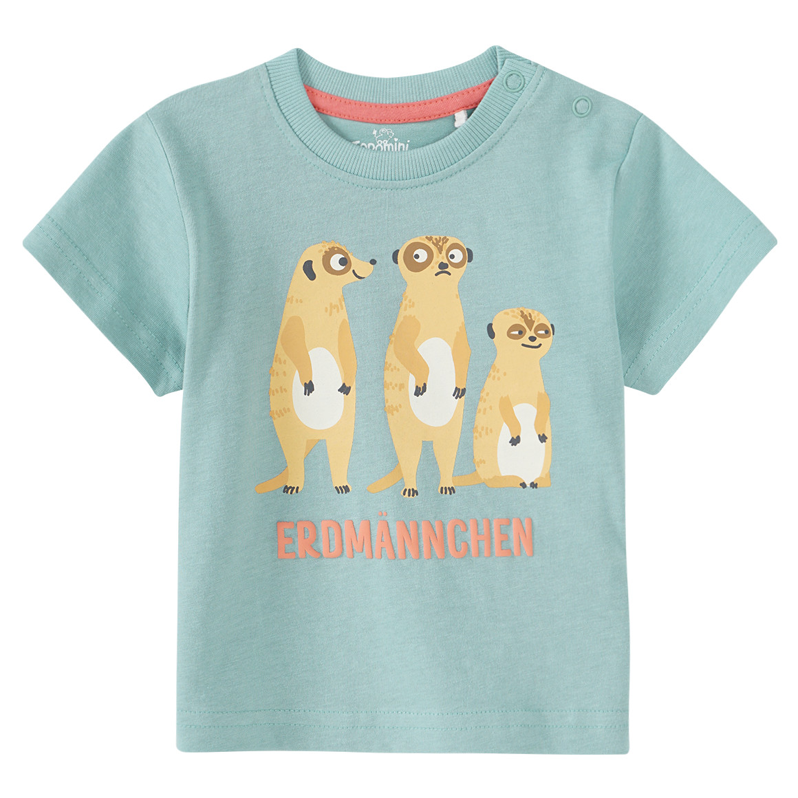 Baby T-Shirt mit Erdmännchen-Motiv von Topomini