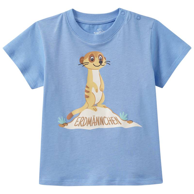Baby T-Shirt mit Erdmännchen-Motiv Baby T-Shirt mit Erdmännchen-Motiv von Topomini
