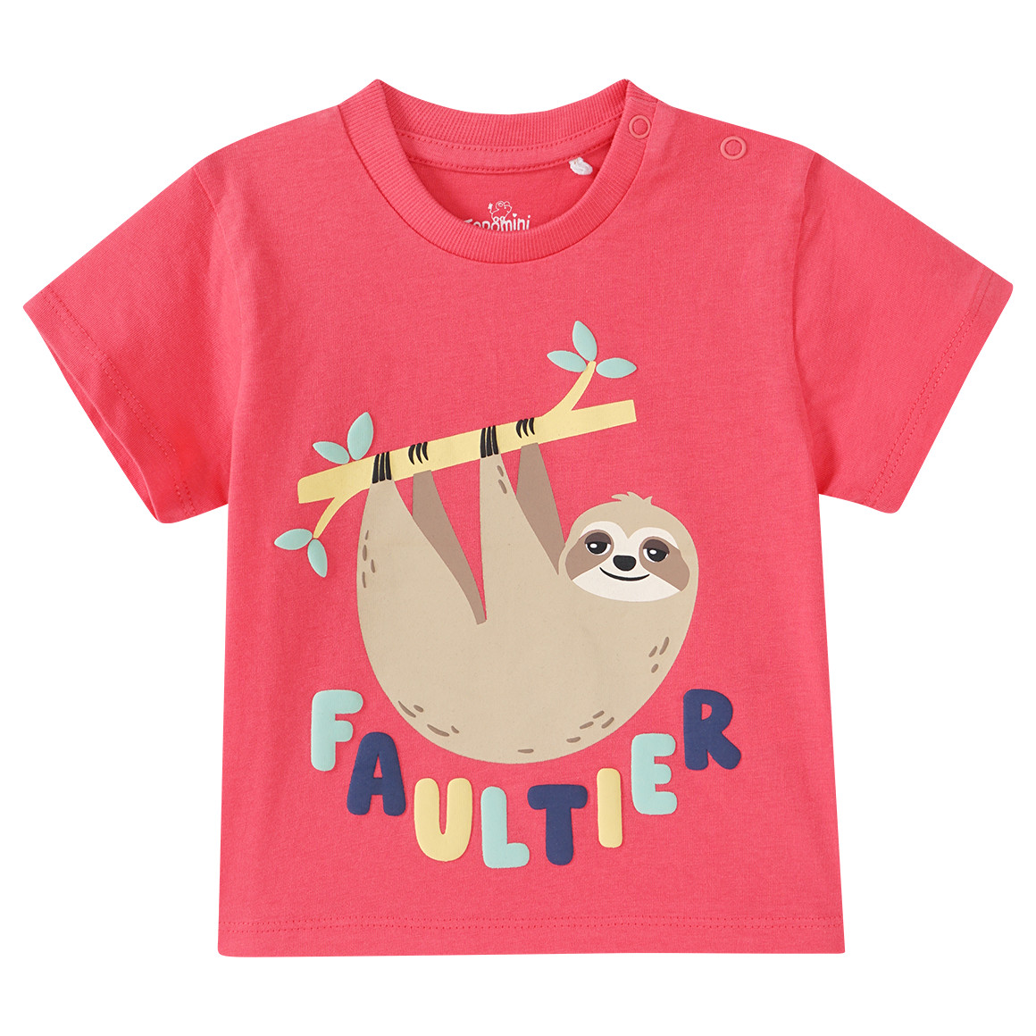 Baby T-Shirt mit Faultier-Motiv von Topomini