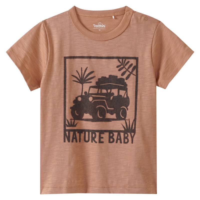 Baby T-Shirt mit Flockprint von Topomini
