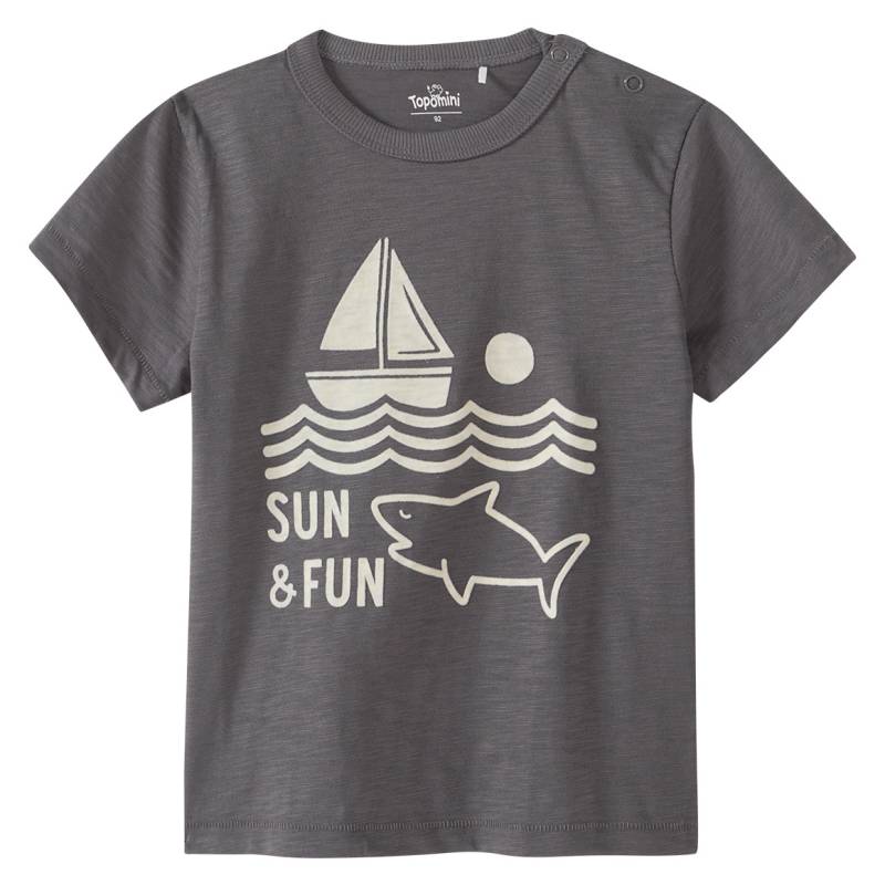 Baby T-Shirt mit Flockprint von Topomini