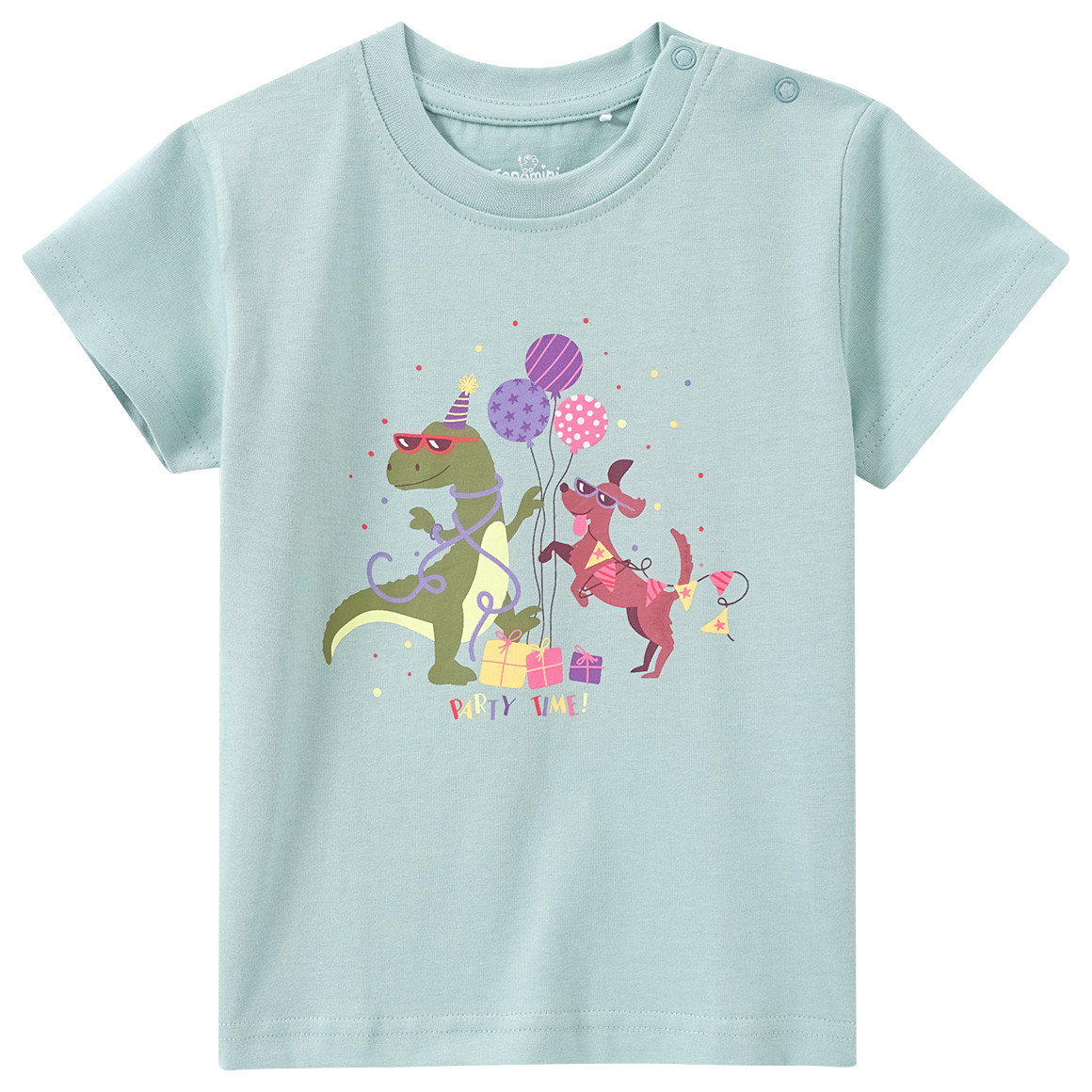 Baby T-Shirt mit Geburtstags-Motiv Baby T-Shirt mit Geburtstags-Motiv von Topomini