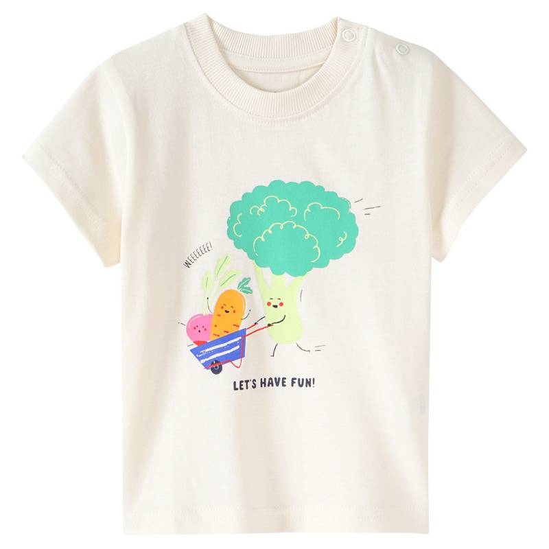 Baby T-Shirt mit Gemüse-Print von Topomini