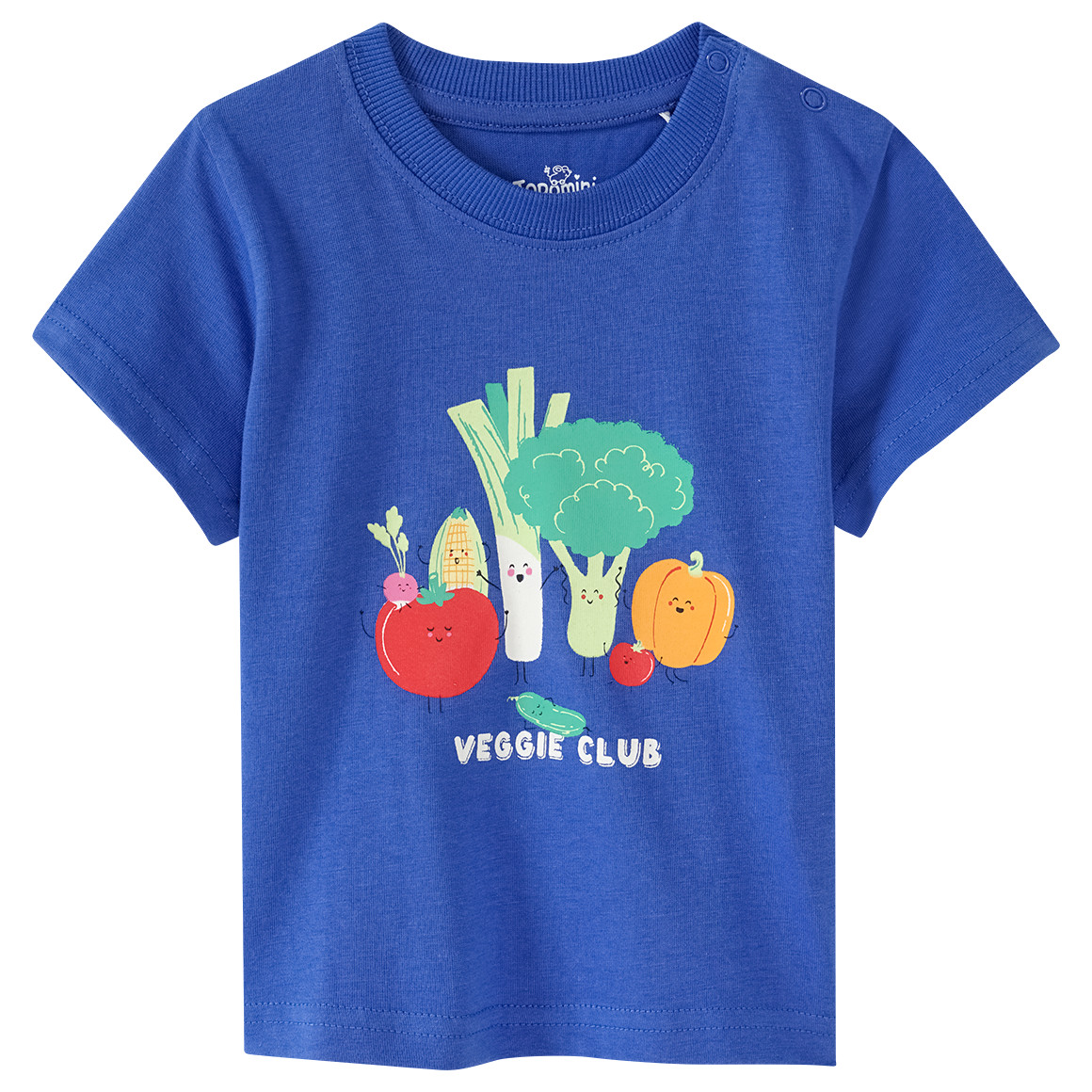 Baby T-Shirt mit Gemüse-Print von Topomini