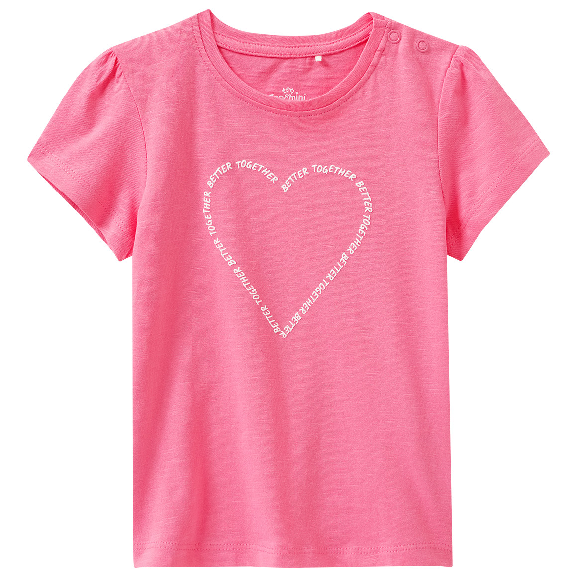Baby T-Shirt mit Herz-Motiv von Topomini