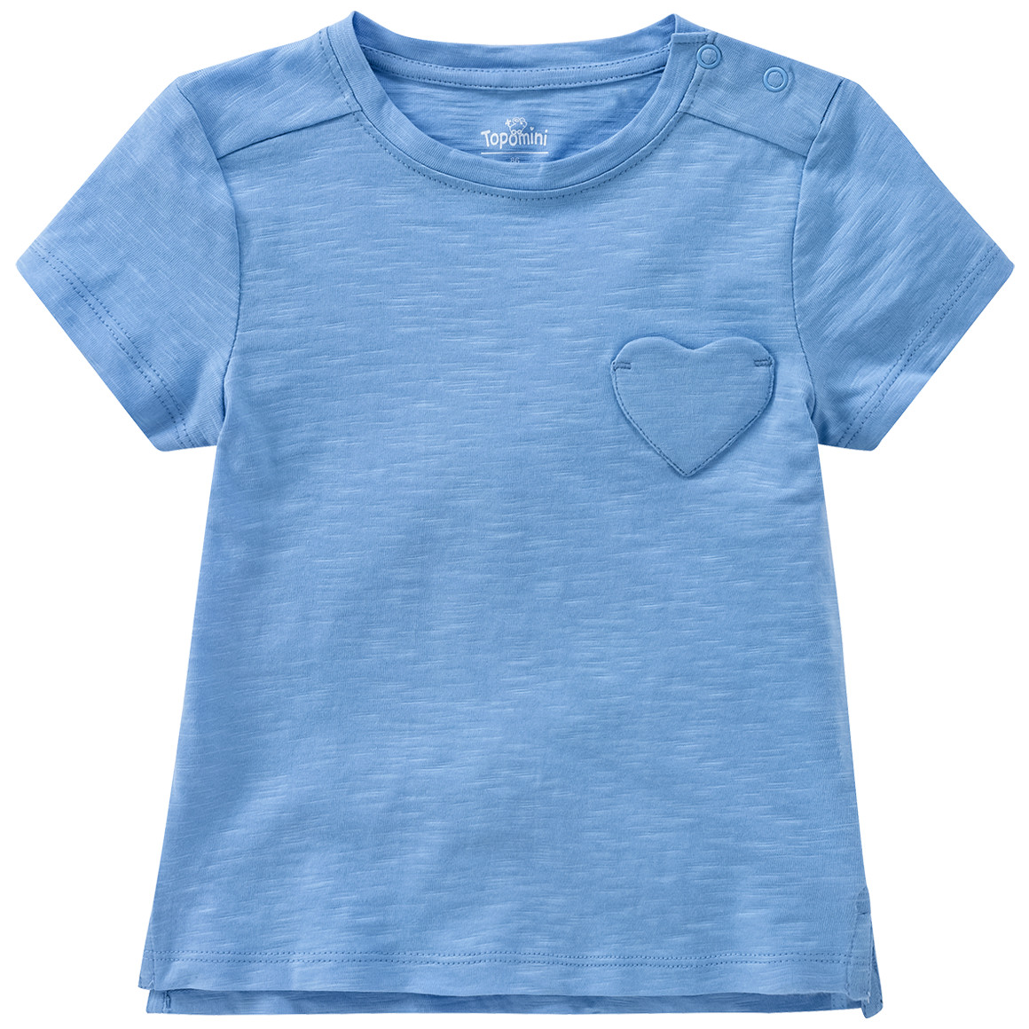 Baby T-Shirt mit Herz-Tasche Baby T-Shirt mit Herz-Tasche von Topomini