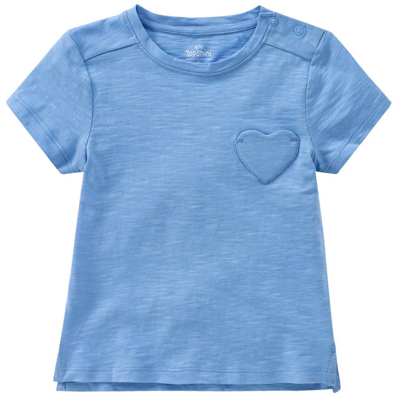 Baby T-Shirt mit Herz-Tasche von Topomini