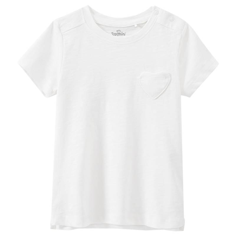 Baby T-Shirt mit Herz-Tasche von Topomini