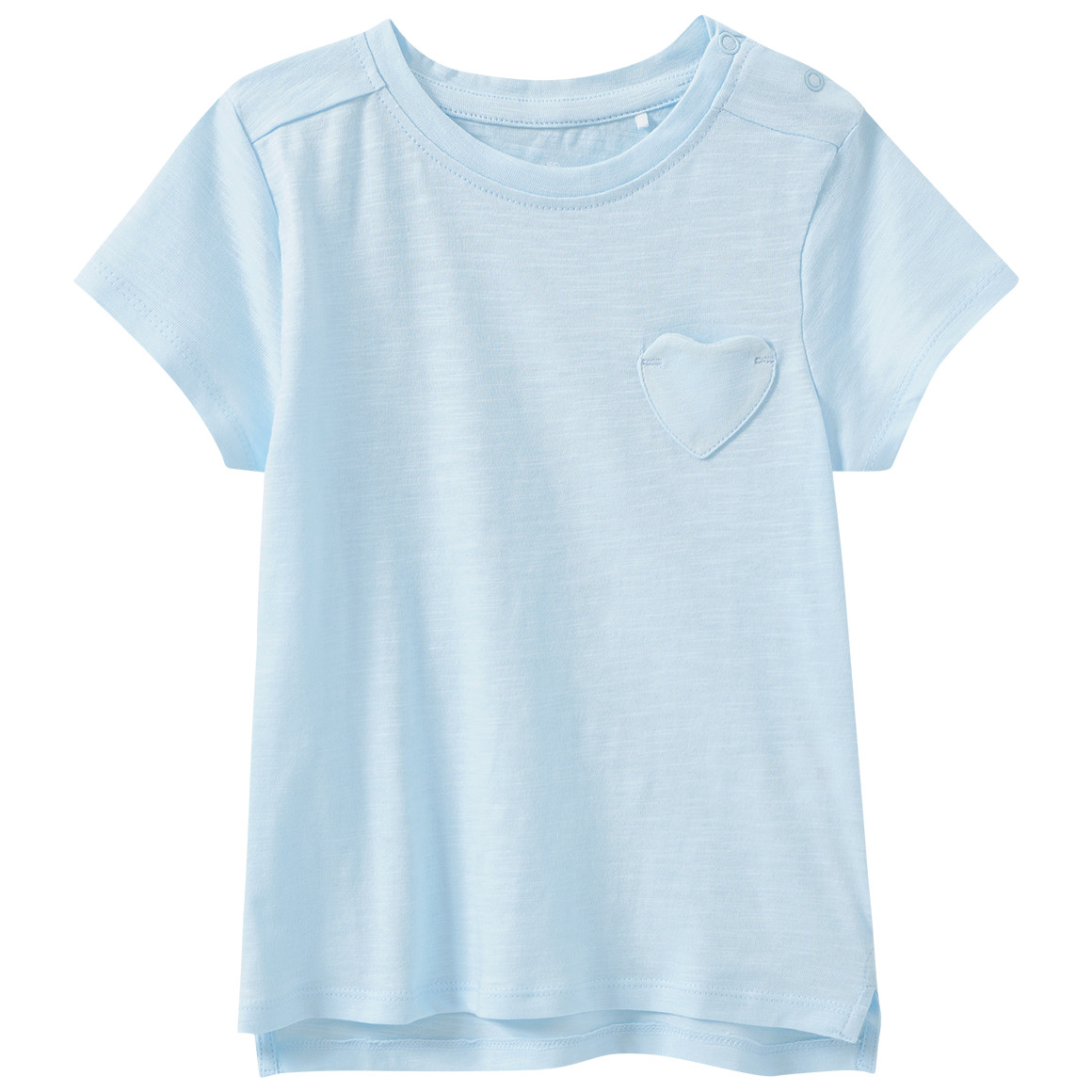 Baby T-Shirt mit Herz-Tasche von Topomini