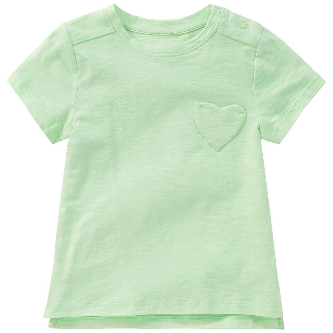 Baby T-Shirt mit Herz-Tasche von Topomini