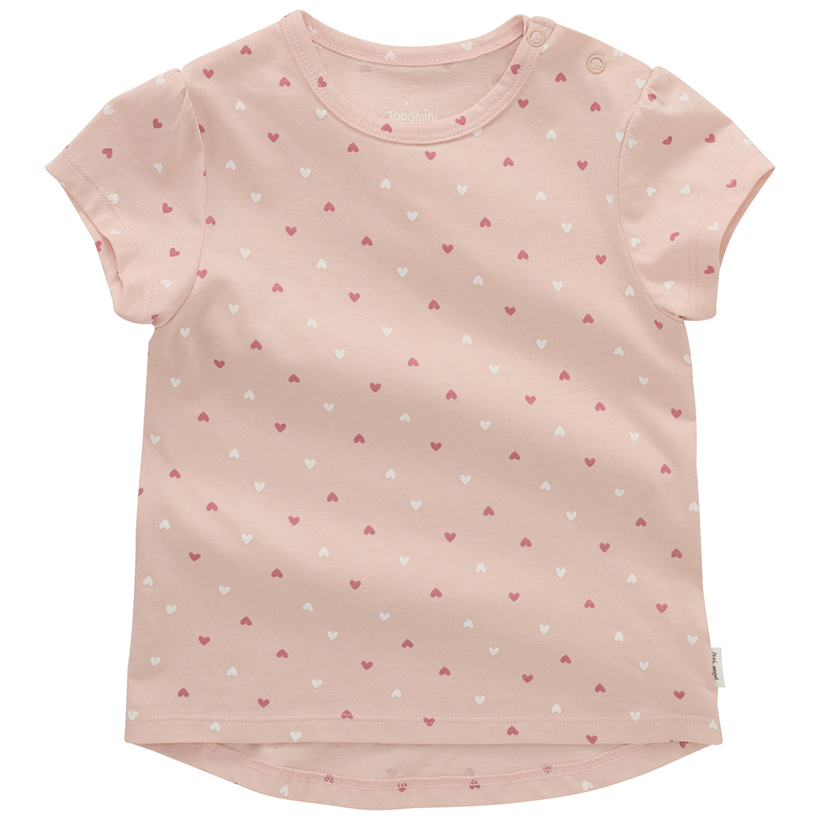 Baby T-Shirt mit Herzchen von Topomini