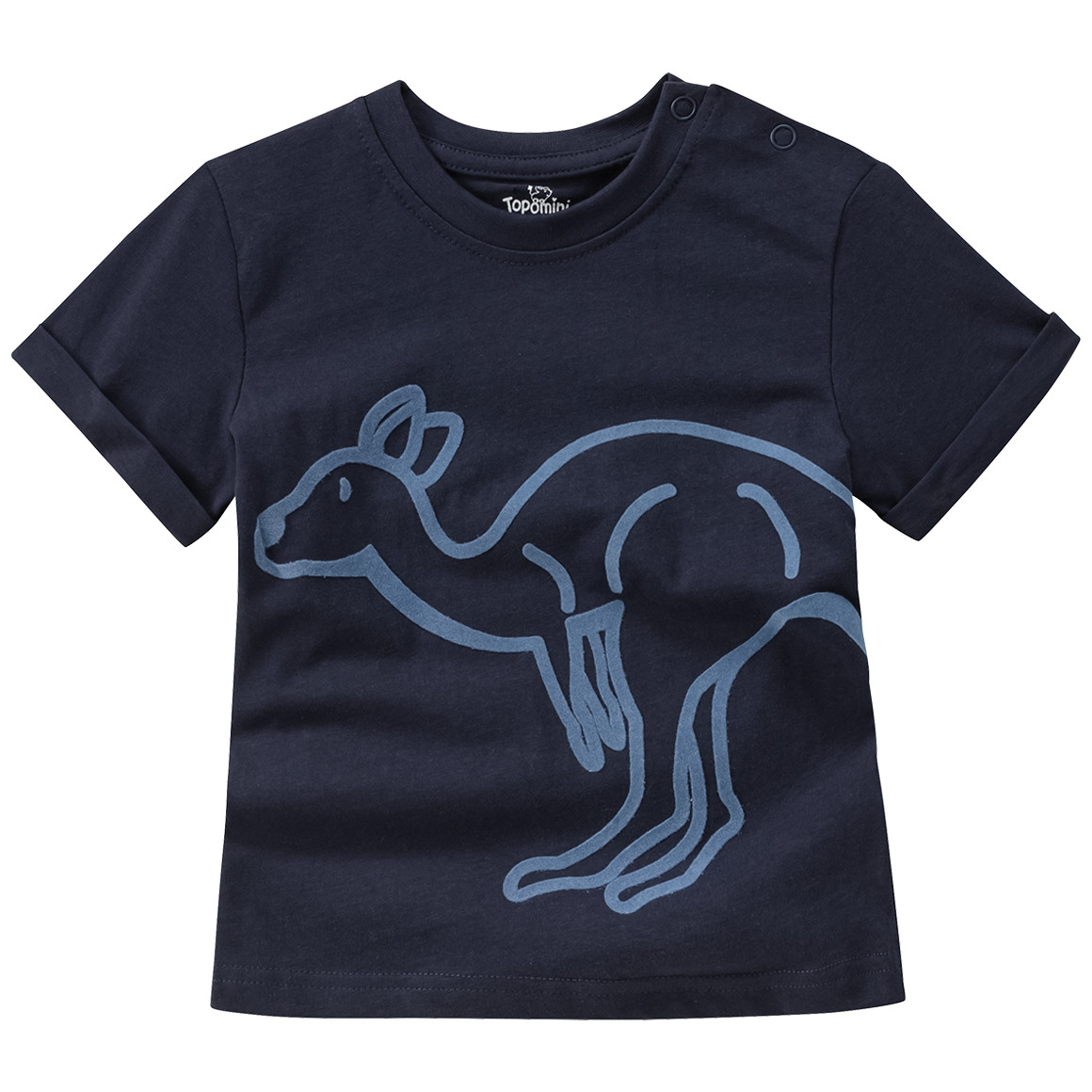 Baby T-Shirt mit Känguru-Motiv von Topomini