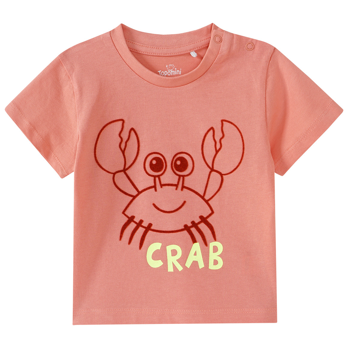 Baby T-Shirt mit Krabben-Motiv von Topomini