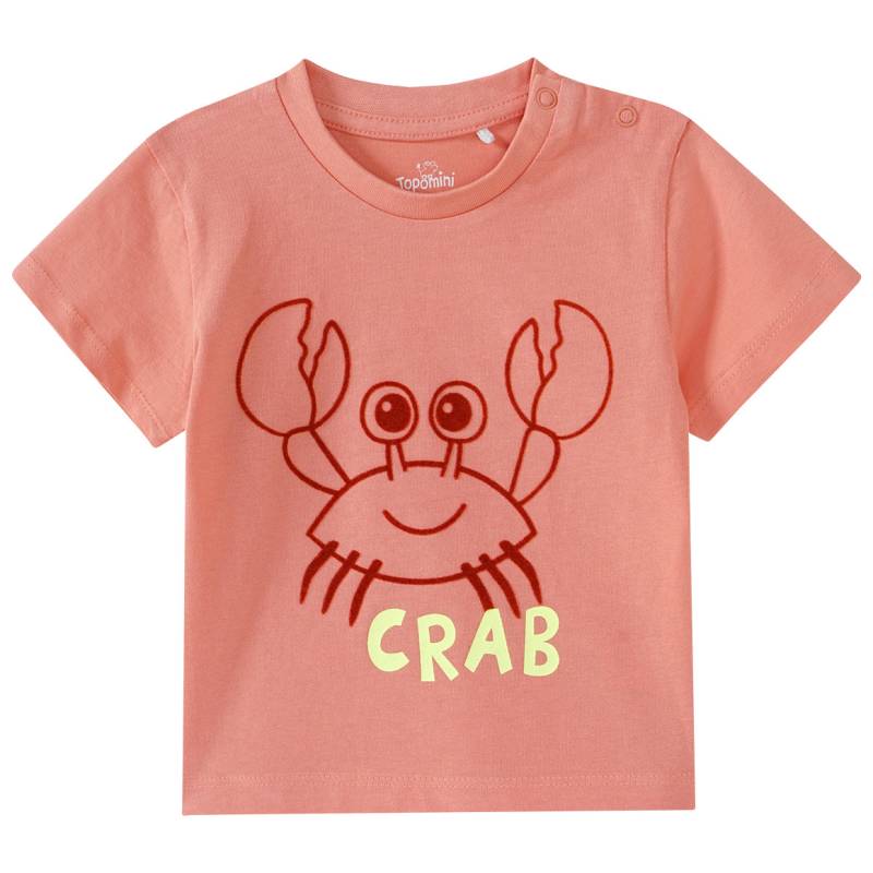 Baby T-Shirt mit Krabben-Motiv von Topomini