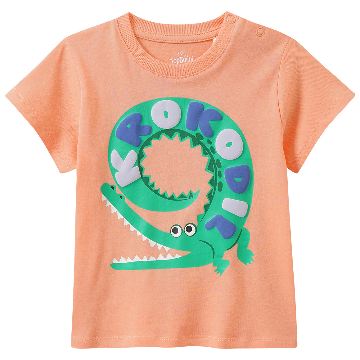 Baby T-Shirt mit Krokodil-Motiv Baby T-Shirt mit Krokodil-Motiv von Topomini