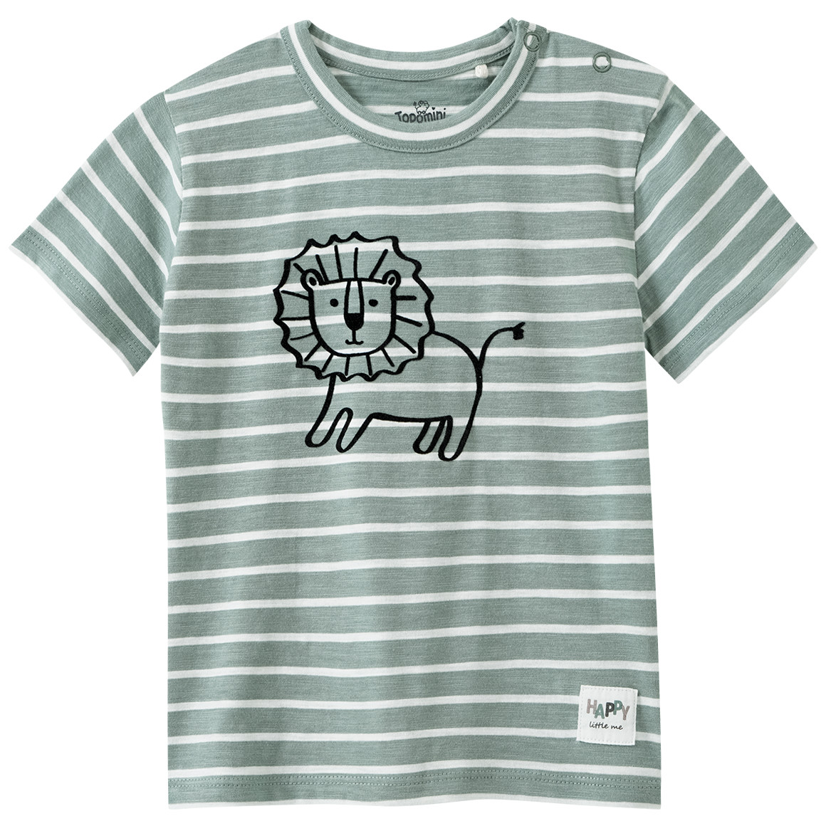 Baby T-Shirt mit Löwen-Motiv von Topomini
