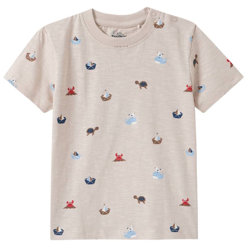 Baby T-Shirt mit Meeres-Motiven von Topomini