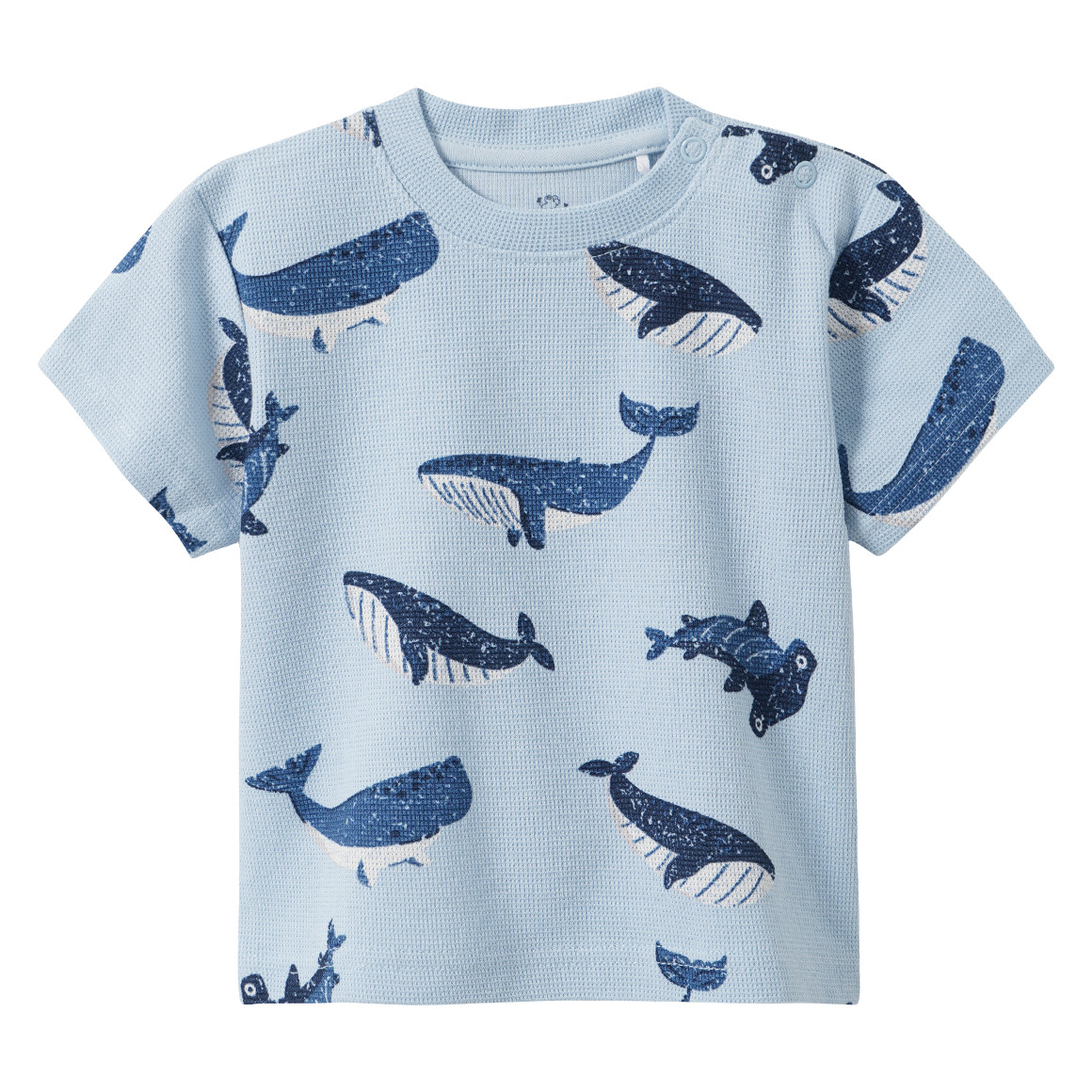 Baby T-Shirt mit Meerestier-Prints von Topomini