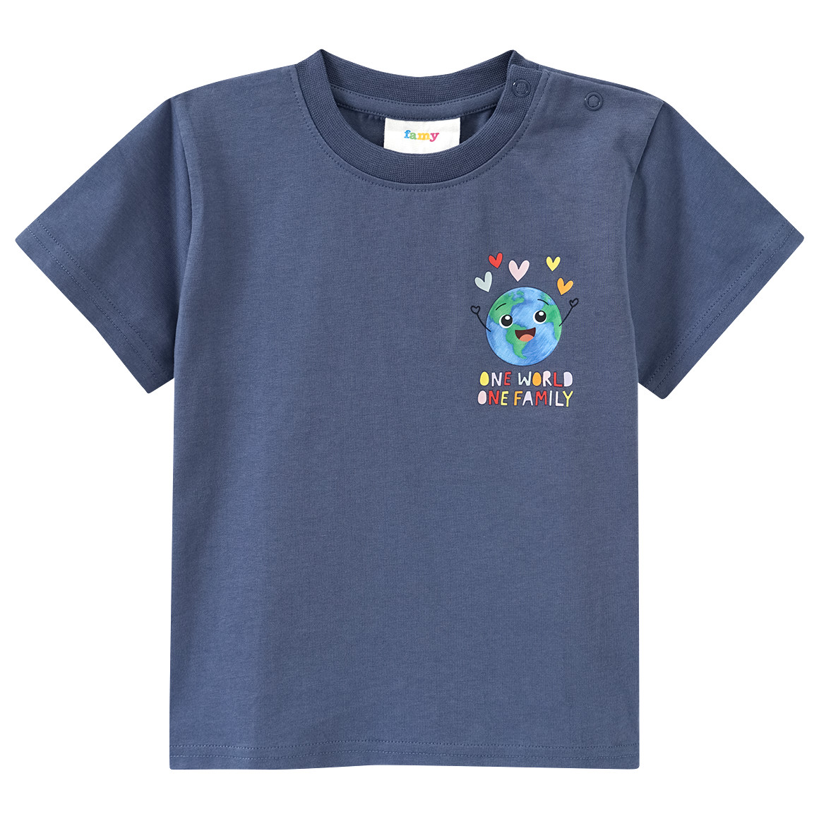 Baby T-Shirt mit Message-Print von Topomini