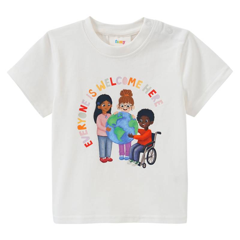 Baby T-Shirt mit Message-Print von Topomini