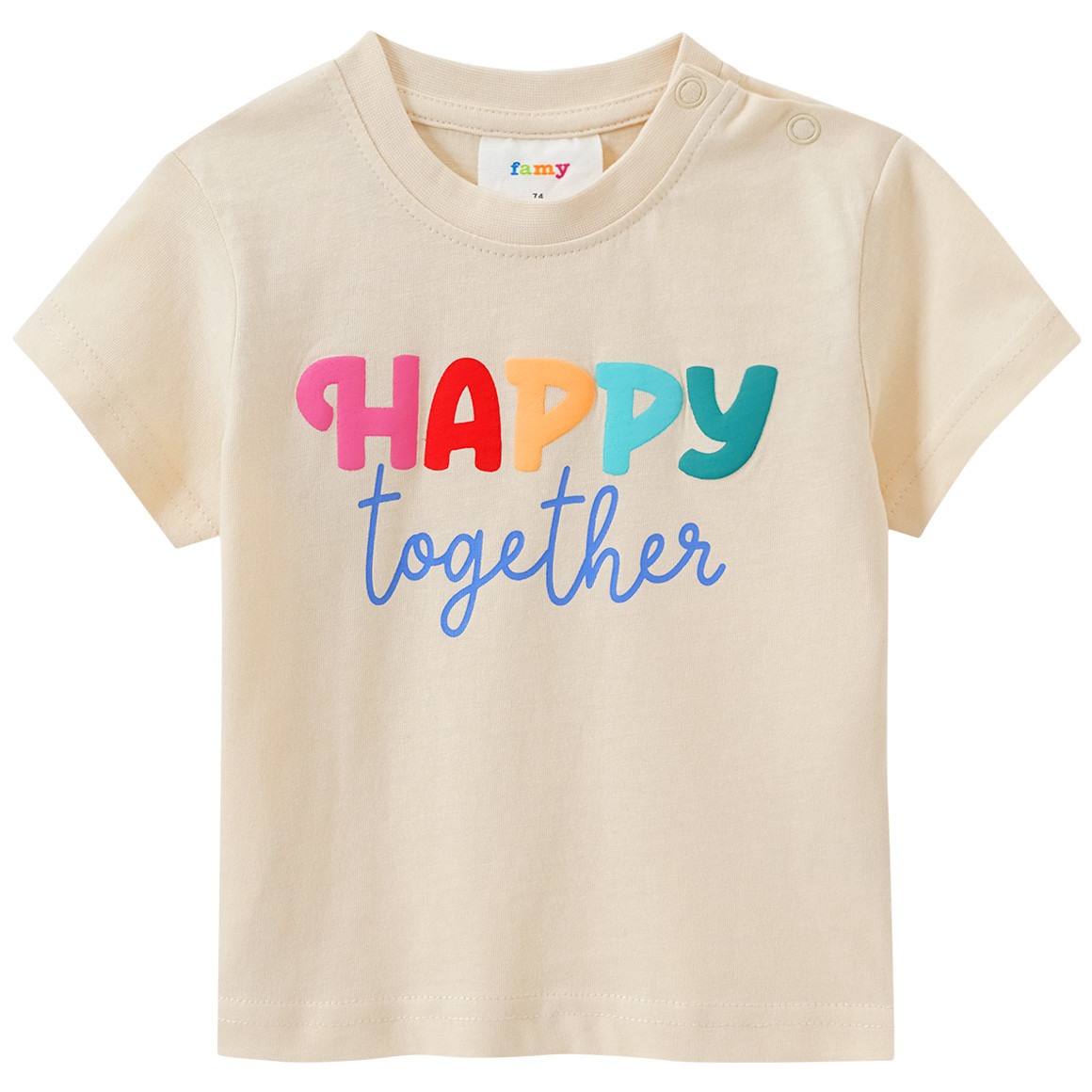 Baby T-Shirt mit Message-Print von Topomini