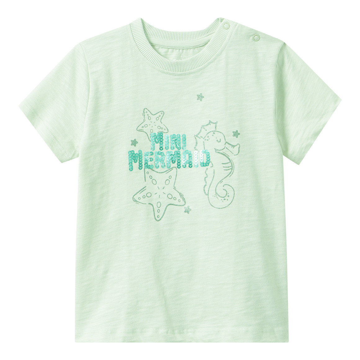 Baby T-Shirt mit Pailletten von Topomini