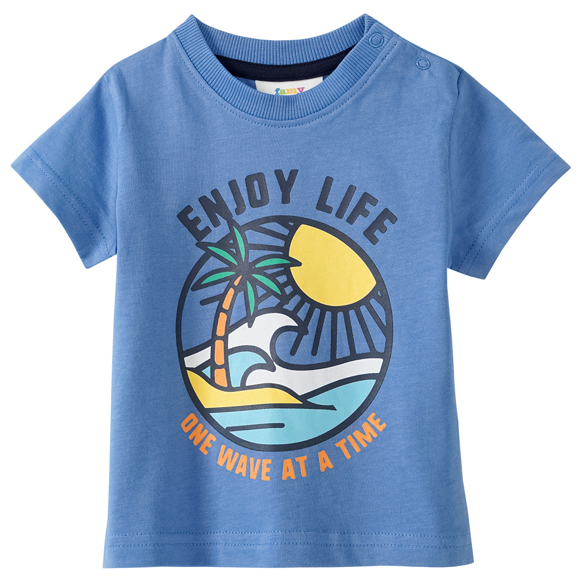 Baby T-Shirt mit Palmen-Print von Topomini