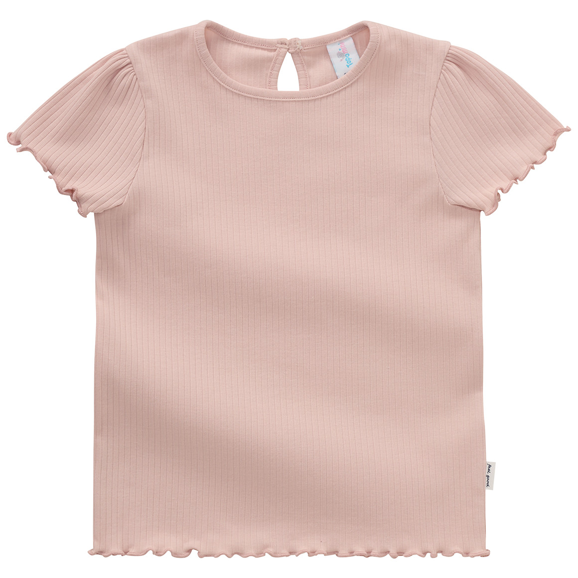 Baby T-Shirt mit Ripp-Struktur von Topomini